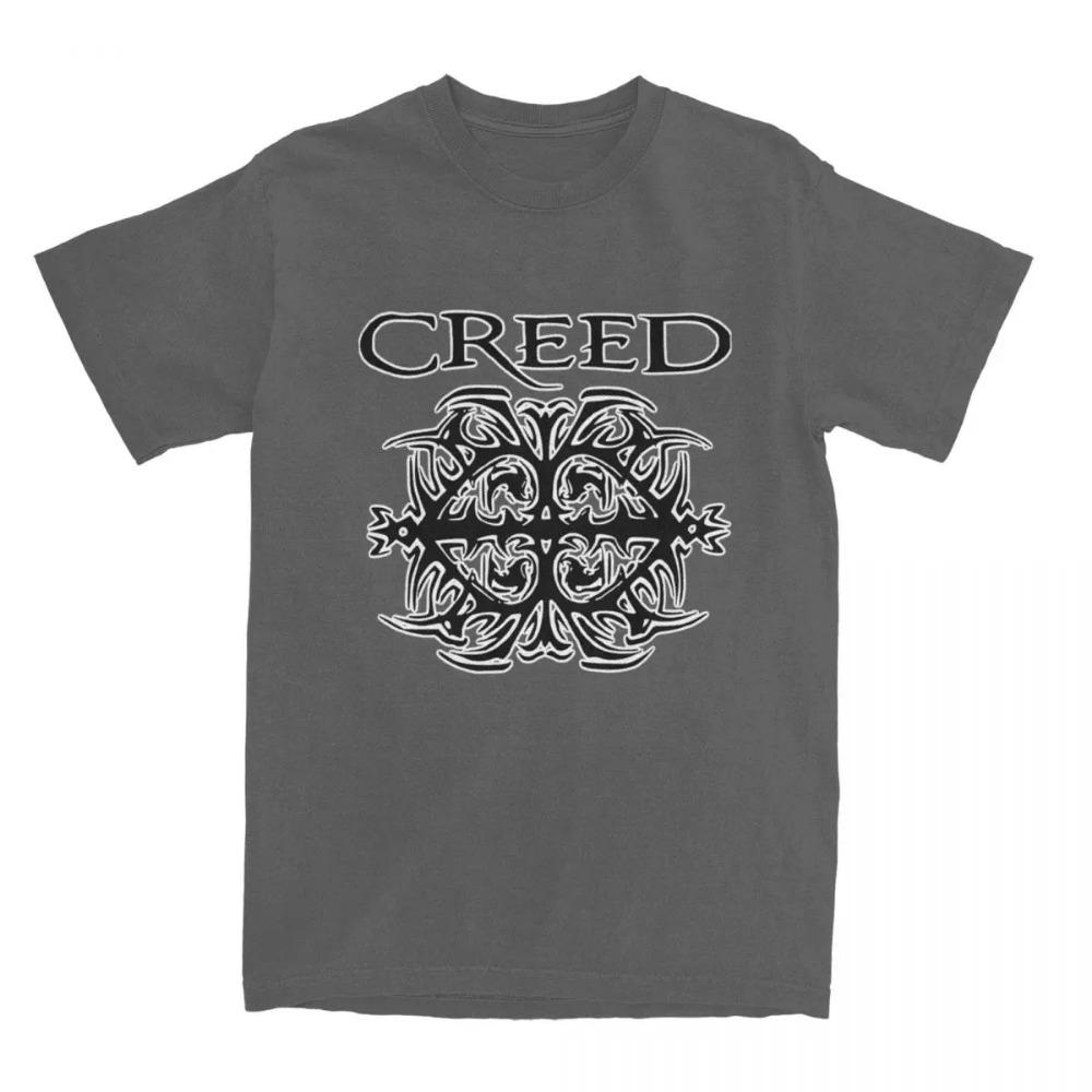 Men Women's Creed Band Logo Shirt Apparel Novelty  Vintage 90s Rock T Shirts Tee Clothing New Arrival