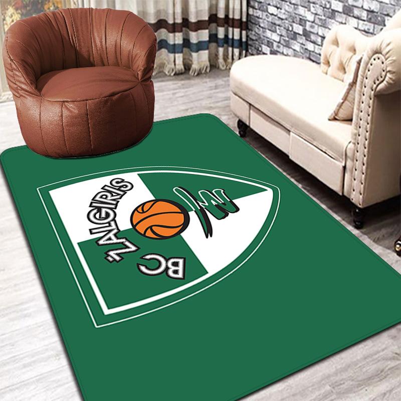 Tappeto con Motivo Kauno Zalgiris Tappetino per Pavimento per Soggiorno o Camera da Letto Tappeto Morbido e Confortevole un Regalo per Compleanno e Festività.