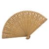 Fashion Sakura Folding Bamboo Fan Solid Color Portable Elegant Handheld Fans Retro Exquisite Tassel Folding Fan Cheongsam Show