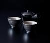 Yamasho Pottery Shigaraki Ware Sumi-iro Two-Person Tea Set Sum-3