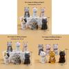 Mini Cat Pvc Animal Desktop Figurine With Creative Design For Home Decor Collection