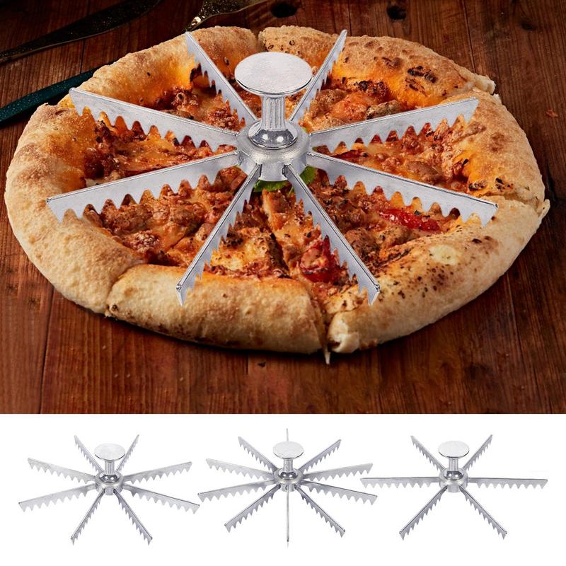 Pie Cutter Marker Creative Multi-tooth Pizza Cutter Pie Crust Cutter Cutter Baking Tools Cook Supplies Cheesecake Aluminum Alloy