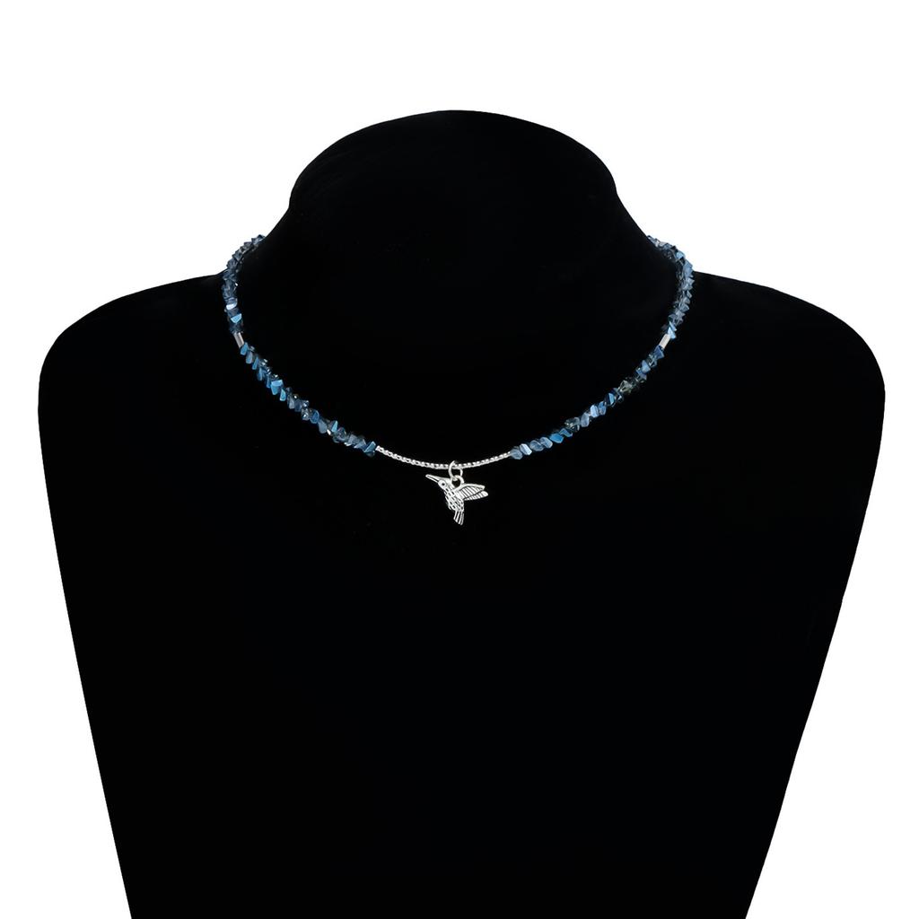 Trendige Minimalistische Vogelanhänger Halskette Verstellbare Kette Leichte Schlüsselbein Kette für Damen Modeschmuck Geschenk