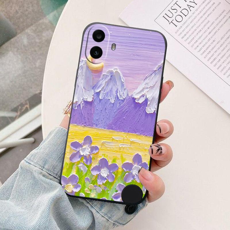 For Nothing CMF Phone 1 Case Colorful Painted Cover Soft Silicone Phone Case For Nothing CMF Phone 1 Covers Phone1 Bumper Coque