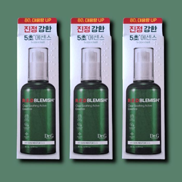

Dr.G Essence Red Blemish Clear Soothing Active 80ml x 3 (43476978)