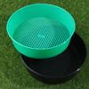 Plastic Soil Sieve Filter Mesh Round Soil Dirt Sifter For Soil Stone Sifting Filtration Home Garden Flower Plant Nursery Tools
