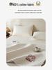 Luxury Antibacterial All-Cotton Fitted Sheet & Mattress Protector - Thickened, Non-Slip Design