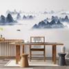 Big Size Landscape Painting Sticker Chinese Style Wallpaper  For Home Decoration