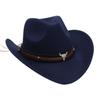 Felt Sunscreen Bucket Hat Tibetan Style Cowgirl Cap Cool Western Cowboy Hat  Cycling