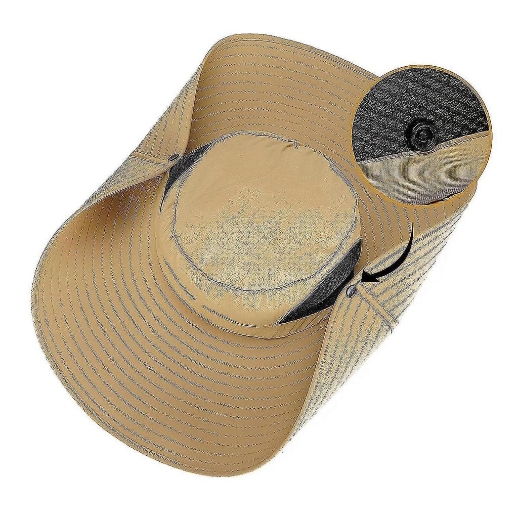 Women Super Wide Brim Sun Hat UPF50+ Waterproof Bucket Hat for Fishing, Hiking, Camping Wlgd