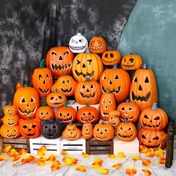 Halloween plastic Pumpkins halloween Lights