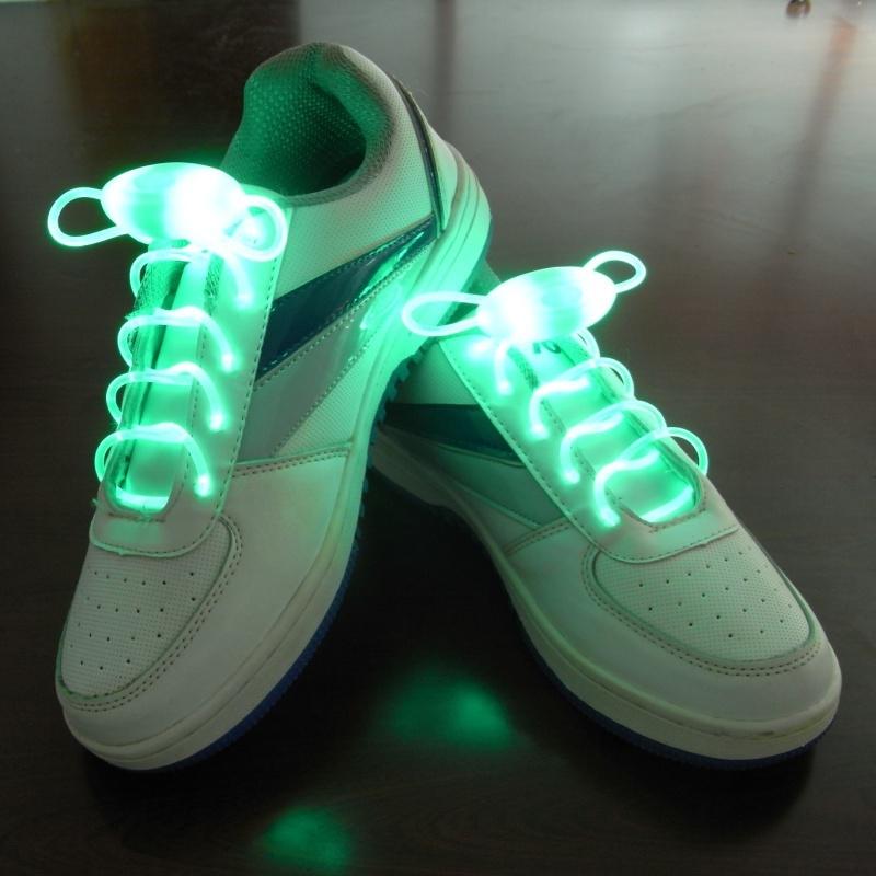 Light Up LED Shoelaces Fashion Disco Party Glowing Night Sports Shoe Laces Shoe Strings Multicolors