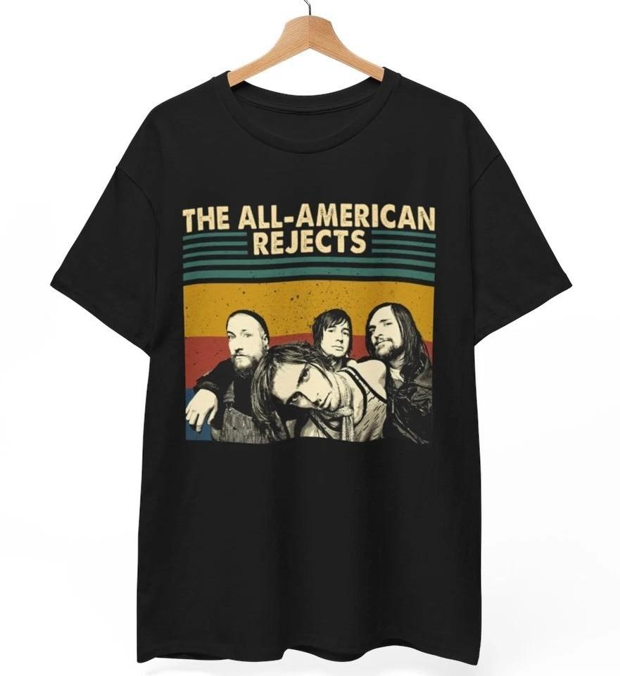 Винтажная футболка группы The All American Rejects, Унисекс футболка American Rejects S