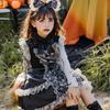 [monoii] Maid Outfit for Kids, Halloween Cosplay, Maid Costume, Zombie Outfit, Waitress Costume