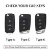 Leather Car Key Cover Case for VW Volkswagen Tiguan MK1 MK2 Magotan Passat B5 B8 Polo Golf 4 5 6 7 Mk7 Jetta POLO Eos Scirocco