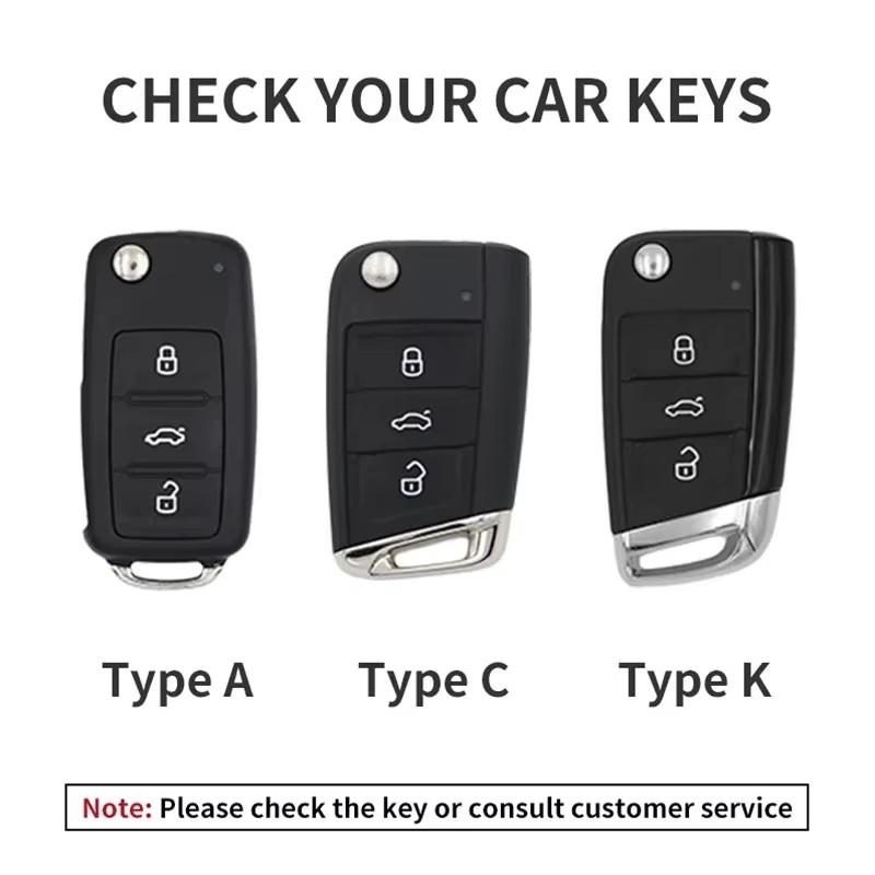 Leather Car Key Cover Case for VW Volkswagen Tiguan MK1 MK2 Magotan Passat B5 B8 Polo Golf 4 5 6 7 Mk7 Jetta POLO Eos Scirocco