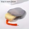 1-8PCS Foaming Soap Bag Mesh Bubble Net Pouch Soft Massage Exfoliator Bag Portable Bath Bubble Maker Household Bathroom Cleani