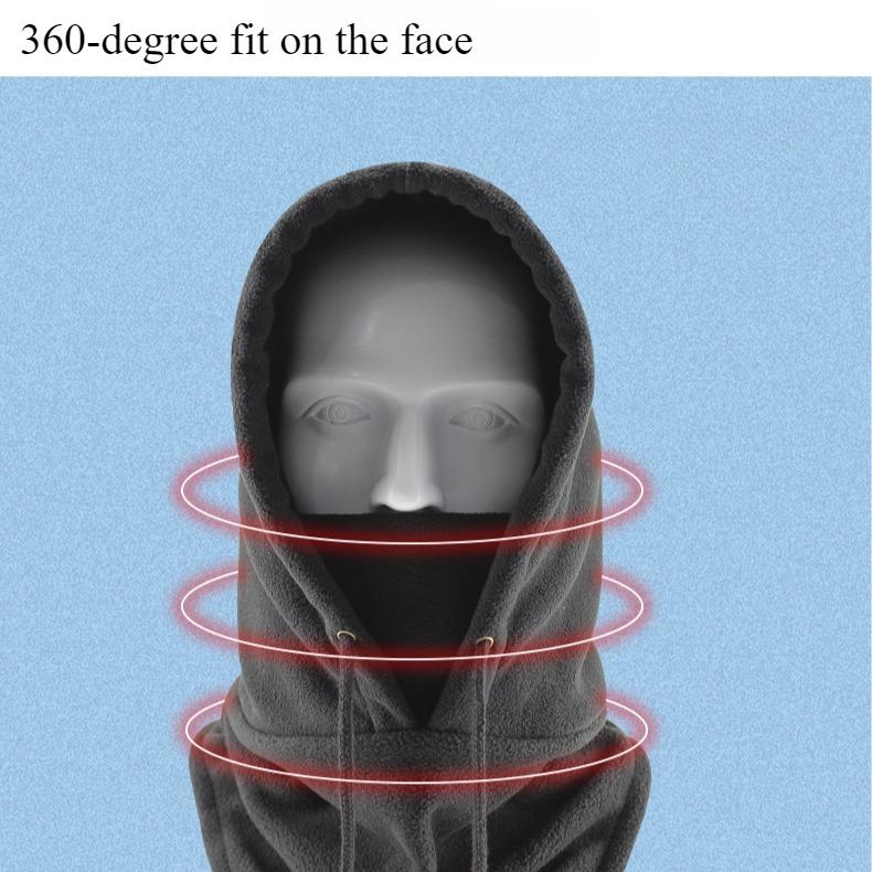 Мотоциклетная ветрозащитная полнолицевая шапка унисекс зимние шапки для кемпинга — фото 6