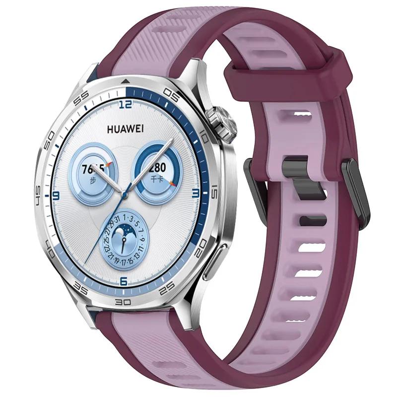 22mm 20mm 18mm Silicone Strap For Huawei Watch GT5/4/3/2 Pro Sports Bracelet Huawei Watch 5 46mm Xiaomi Watch S4 S3 S2 Wristband