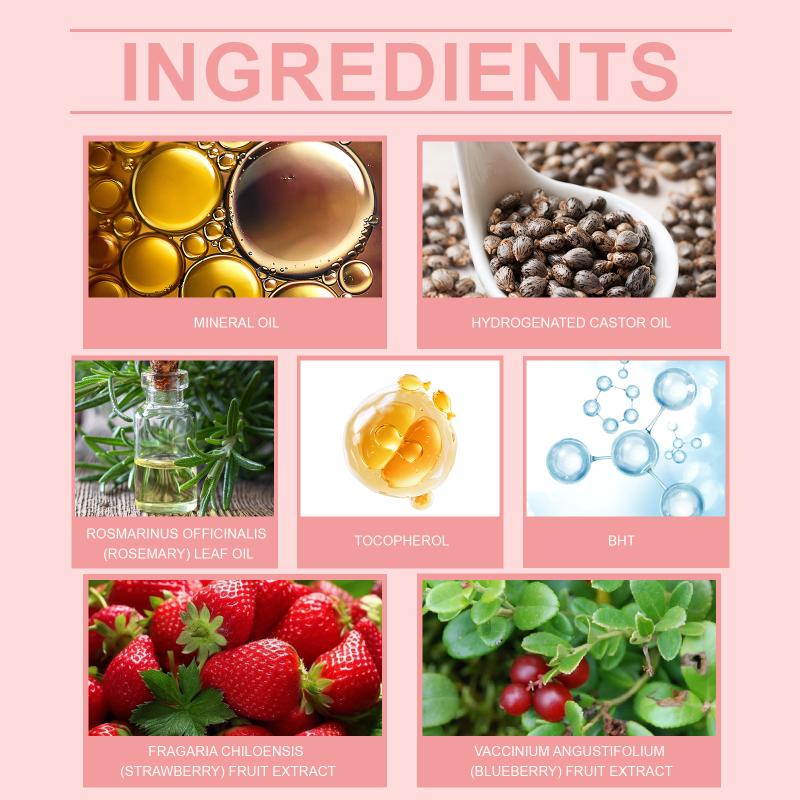 

OceAura Strawberry Scent Body Care Oil Gentle Nourish Hydrate Soften Skin Refreshing Moisturizing Body Oil one size