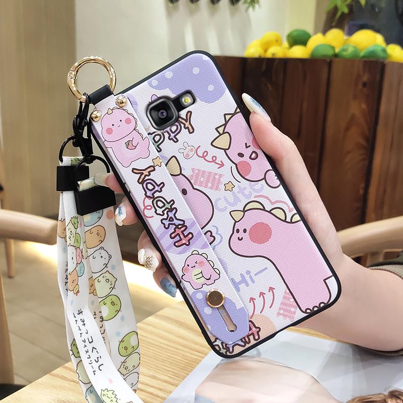 Anti-dust Silicone Phone Case For Samsung Galaxy A510/A5 2016/SM-A510F Soft Case Shockproof Ring Cartoon Back Cover Cute