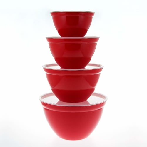 CASUAL PRODUCT Easy-to-Use Bowl with Lid, 18cm Round, for Cooking and Dishware, Cook and Serve Directly At the Table, Microwave-Safe, 180mm, Dishwashe