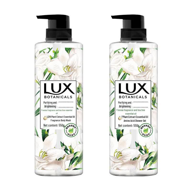 Lux Botanical Essential Oil Freesia Scent Shower Gel