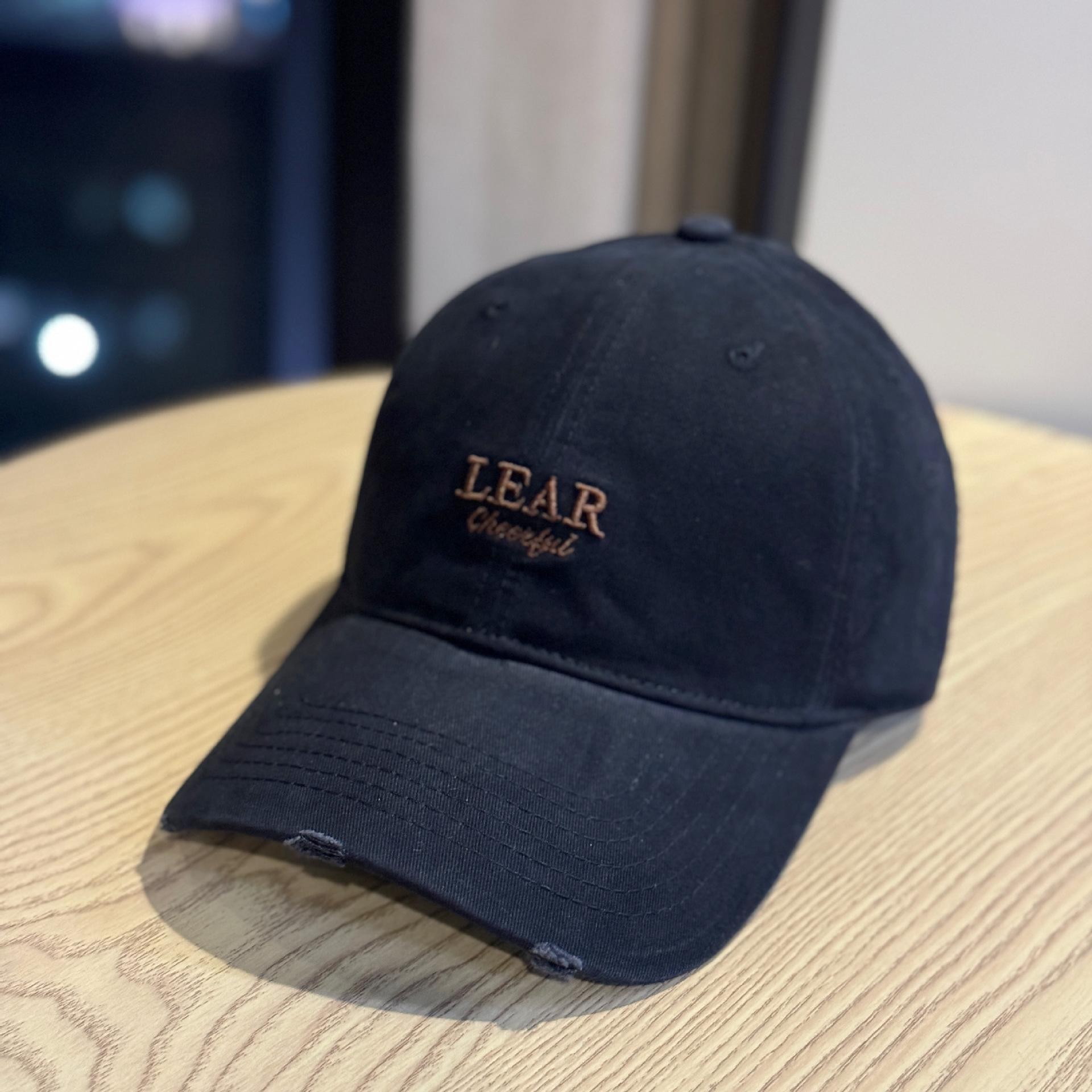 

Korean-style high-quality slimming embroidered letter soft-top baseball cap, simple and stylish, unisex, sun-shading, casual and versatile Adult54-60Adjustable чёрный