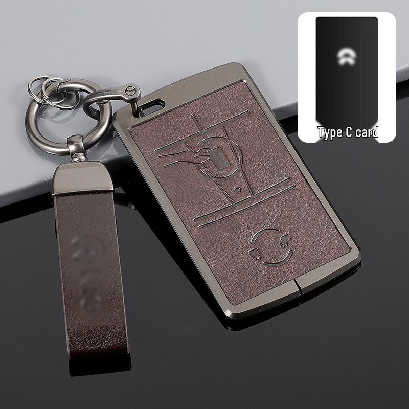 NIO ES6/ET7/ES8/ES7/EC6 Car Key Case - 2022 Model, Protective Shell with Buckle