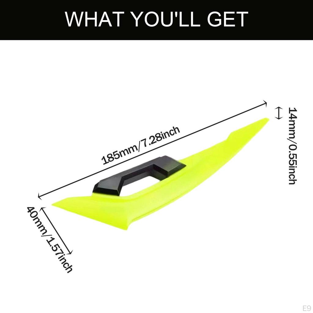 2 Pieces Motorcycle Side Modification Accessory Aerodynamic Spoiler Wing