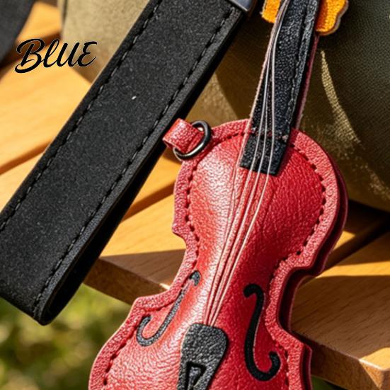 Unique Gifts for Key Ring Faux Leather Cello Keychain Cellists Retro Charm with Durable Instrument