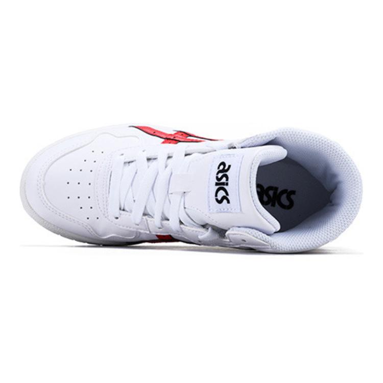Asics Japón L Cómodo Simple Casual Duradero Ligero de Caña Alta Zapatillas de Skate para Niños Zapatillas de skate para Niños Blanco Rojo 1204A013-102