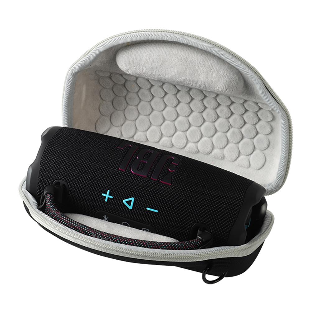 For JBL Charge 6 Speaker EVA Portable Storage Bag with Shoulder Strap Shockproof Protective Carrying Case