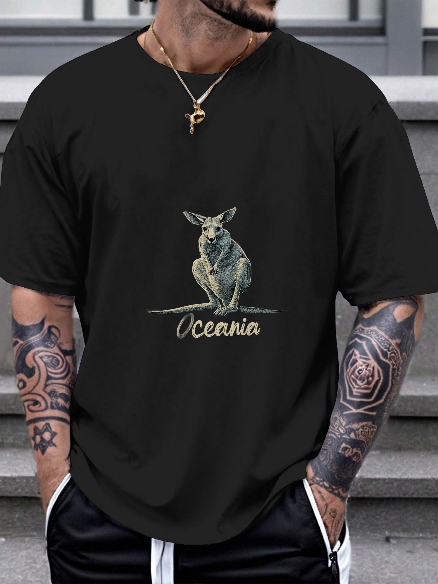1pc kangaroo Australia Oceania T-shirt XL