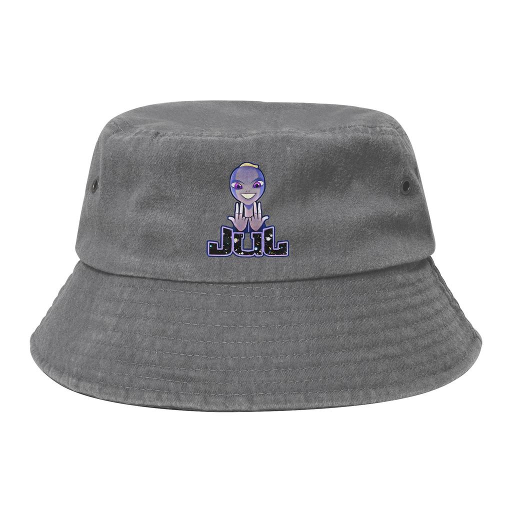 Unisex Washed Denim Bucket Hat Jul Gold And Platinum Rapper Summer Beach  Headwear Hiking Fishing Hats  Bob Hat Birthday Gift