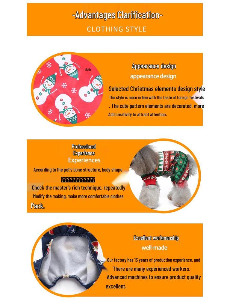 Christmas Snowflake Pet Sweater: Warm Knitted Vest for Dogs and Cats