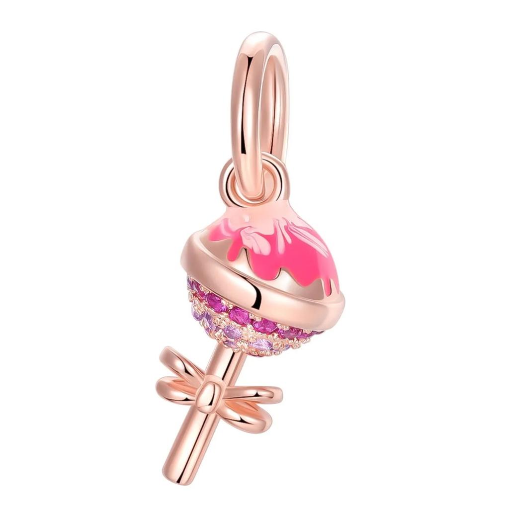 Copper Cake And Dessert Series Charm Beads Ice Cream Donuts Dangle Fit Original Bracelet Charms Pendant Jewelry