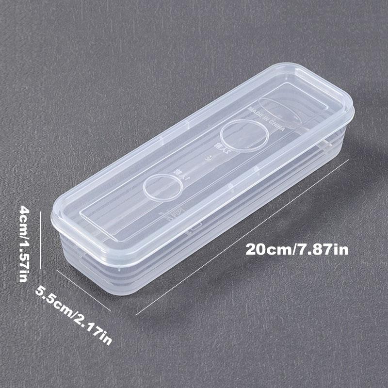 Boîte de conservation des aliments en plastique pour nouilles fraîches, boîte hermétique rectangulaire pour fruits, réfrigérateur, rangement, fournitures de cuisine, outil pour la maison
