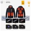 Smart Heated Hoodie with USB Three-Speed Temperature Control and Seven-Zone Heating for Warmth and Comfort