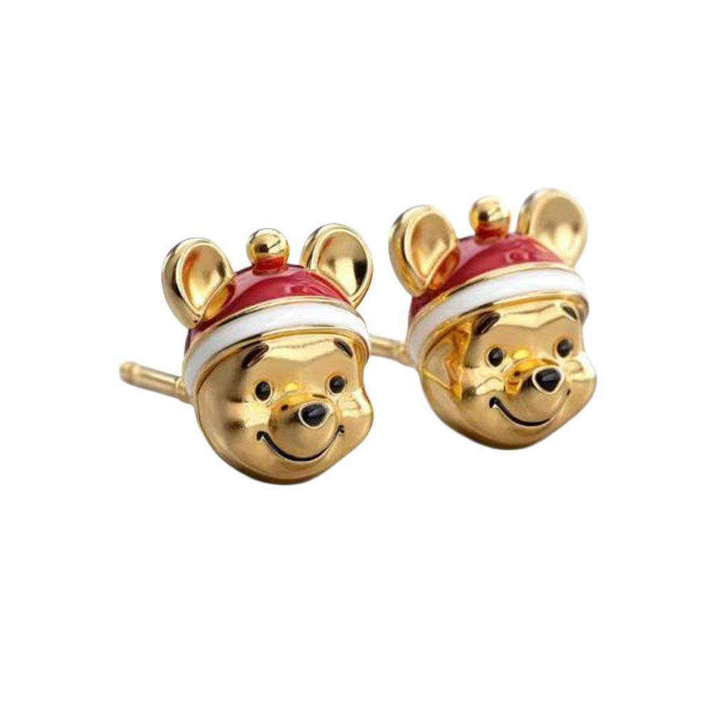 Stitch the Pooh Donald Duck Minnie 925 silver exquisite earring accessories fit birthday party anniversary couple gi