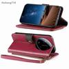 For Honor X5C X7D X8A X9b X9C X9D X50 X50i X60 200 600 Lite Smart Pro Plus 4G 5G Wallet Case Flip Leather Cover Zipper Coin Pocket Soft  Full Body