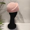 Elegante Pillbox-Hüte Fedoras Fedora-Hüte Uniform Stewardessenhüte Wollene Zylinder für Auftritte