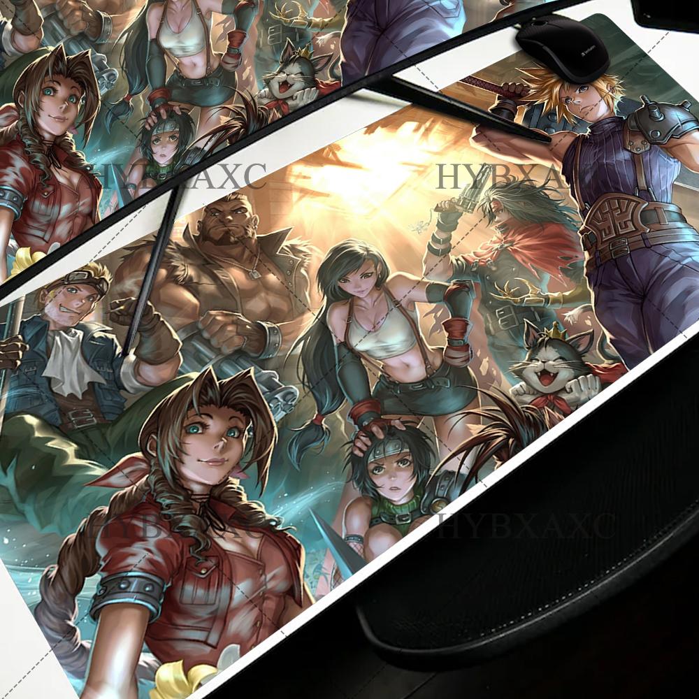 X FINAL FANTASY VII Tifa Lockhart Tappetino Mouse Grande XXL Accessori Gaming Ufficio Gamer Tastiera Scrivania Tappetino Accessori Tappetino Mouse