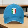 Washed Baseball Cap Italia Italian Flag Vintage Summer Trucker Hat For Unisex Adult  Casual Kpop Rock Sun Baseball Caps