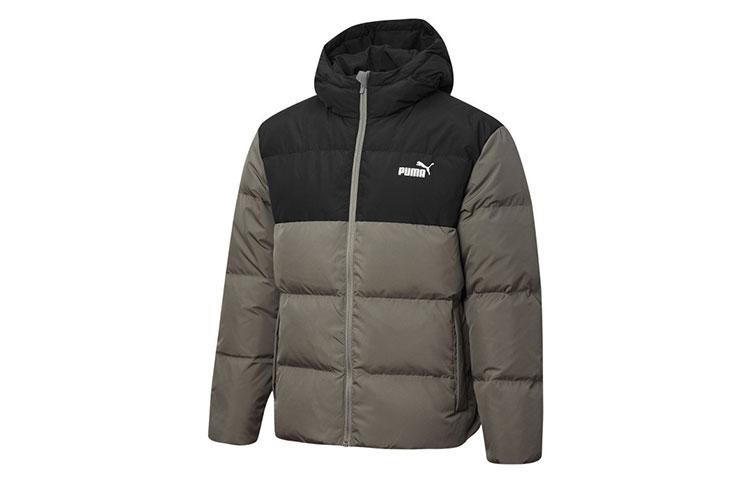 PUMA Down Jackets Men s Gray Hooded Moderate Other 530695-42 S