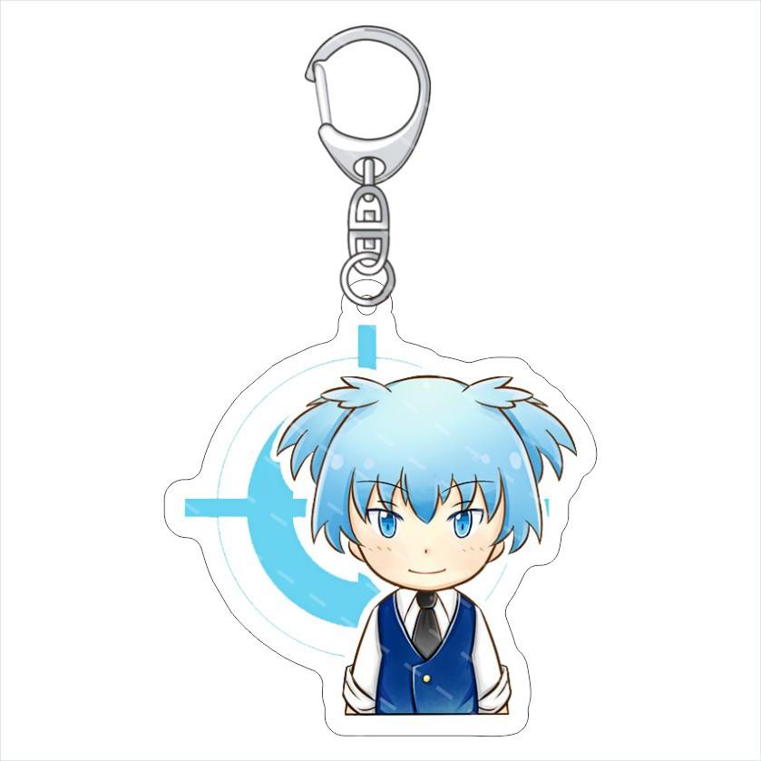 Anime Assassination Classroom Korosensei Keychain Cosplay Accessories Key Chain Pendant Cartoon Badge Fans Gifts