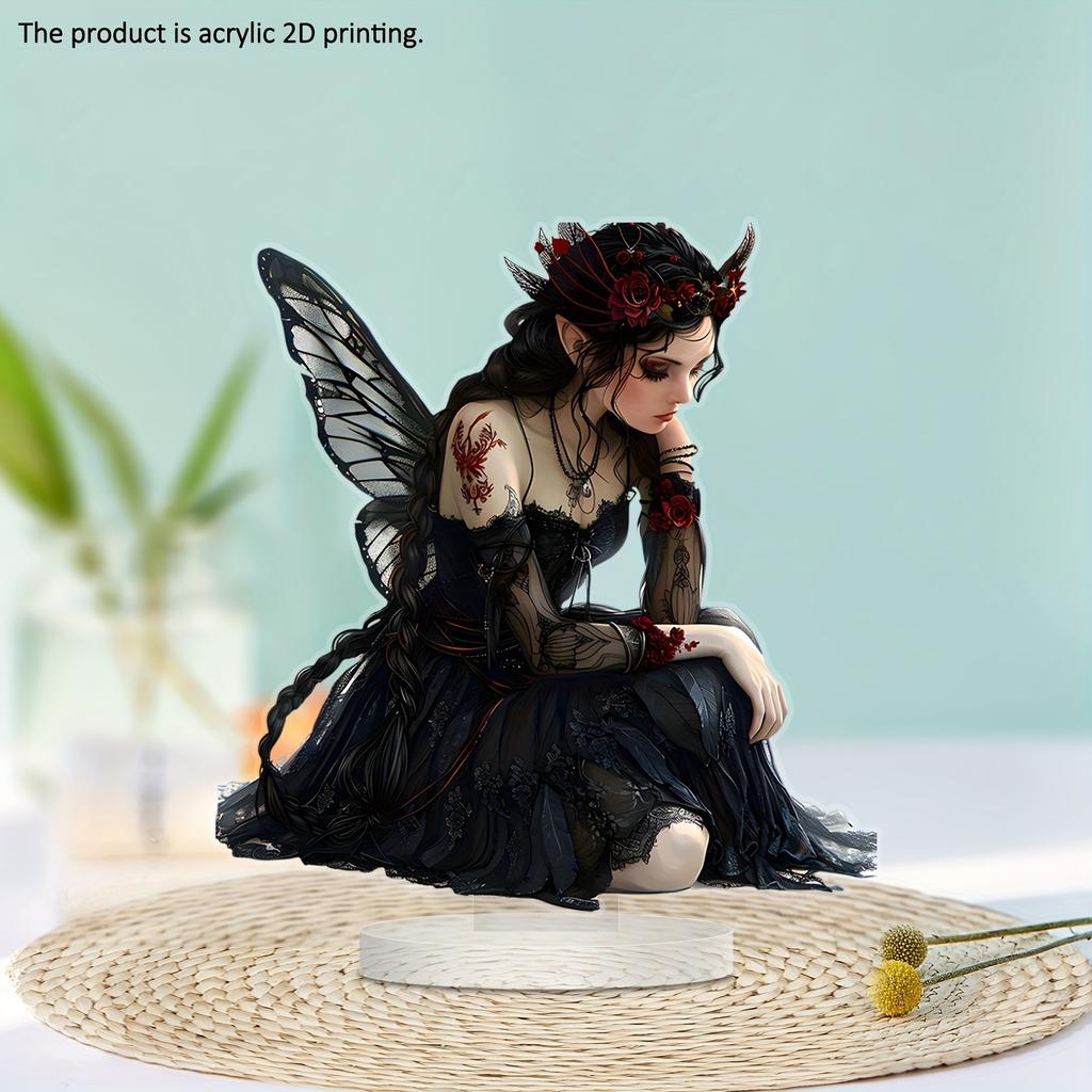 1PCS Black Butterfly Figurines Living Room Decoration Figurine Desktop Decoration And Office Decoration A Holiday Gift for Girls