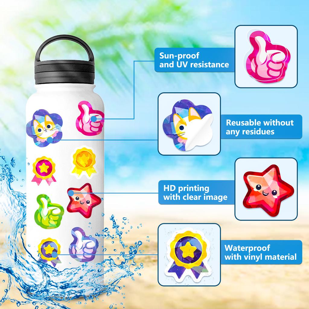 330 STÜCKE Kinder Motivationsaufkleber Belohnungsaufkleber Für Kinder Verhaltensbelohnung Scrapbooking Wasserflaschendekorationen