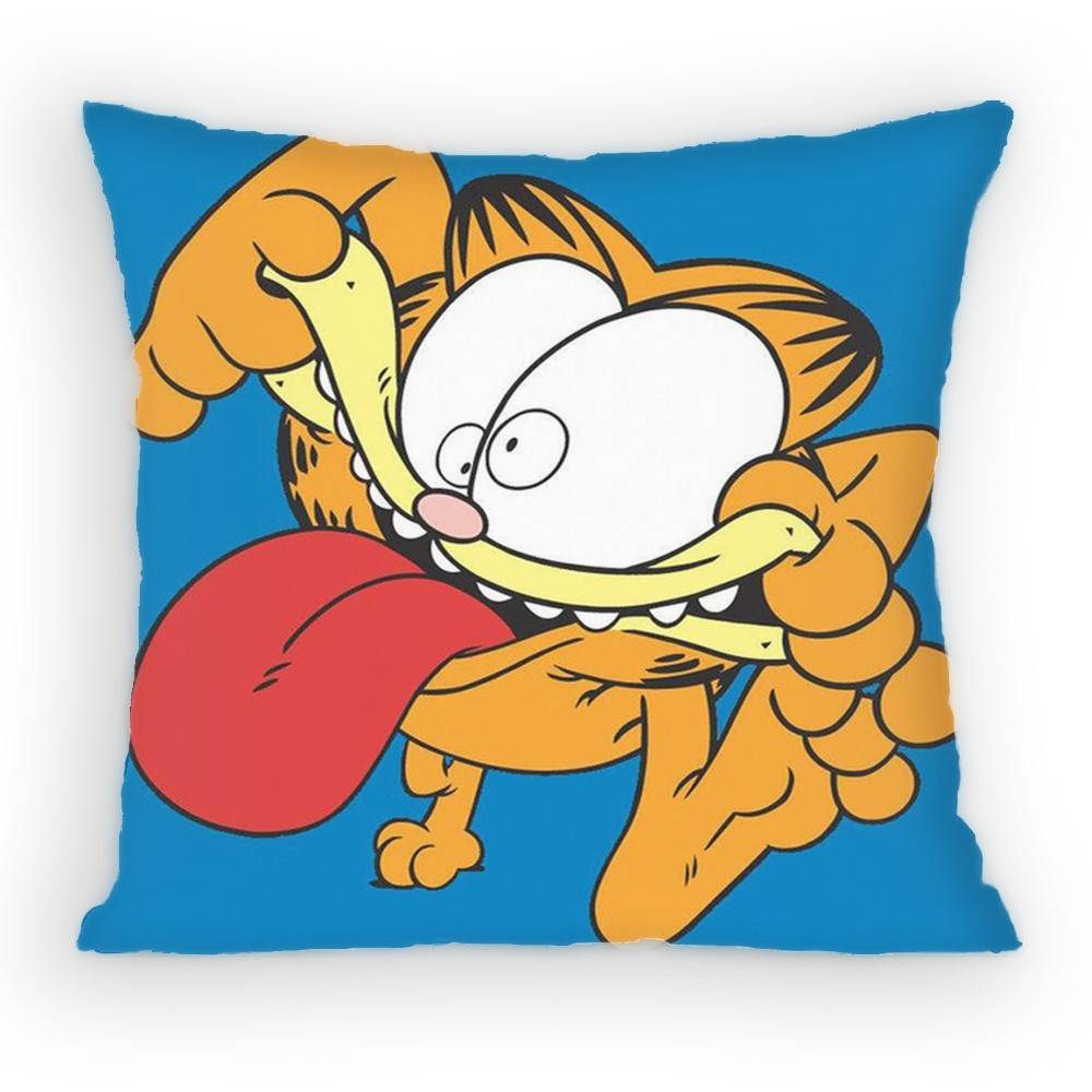 Cartoon GGarfields Anime Pillow Case Sofa Living Room Bedroom Headboard Backrest Cushion Square Cushion Nap Time