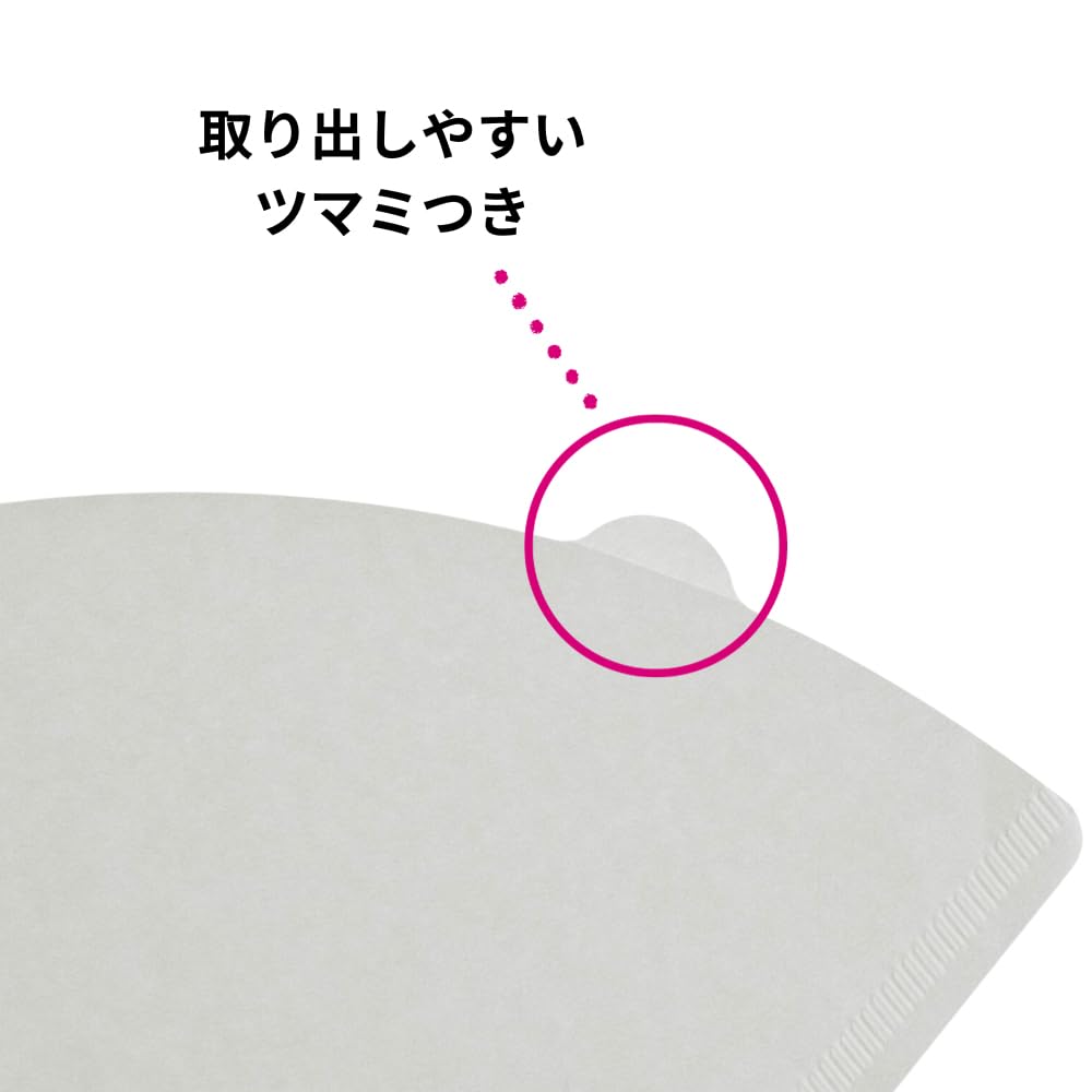 Hario Pegasus Coffee Paper Filters 03 W, 100 Filters, Made in Japan, 4-7 Cups, White, PEF-03-100W x 5 Packs [Used]